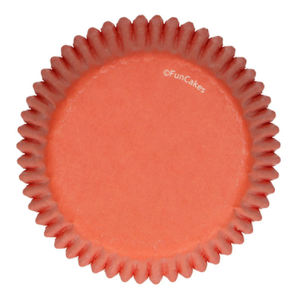 Cupcakes Backförmchen 48 Stück - Orange - FunCakes